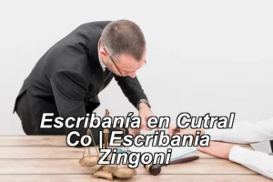 Escribanía en Cutral Co | Escribania Zingoni ◀