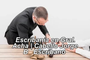Escribanía en Gral. Acha | Cabello Jorge B – Escribano ◀
