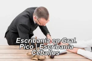 Escribanía en Gral. Pico | Escribania Ceballos ◀