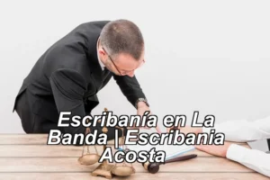 Escribanía en La Banda | Escribania Acosta ◀