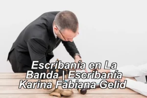 Escribanía en La Banda | Escribanía Karina Fabiana Gelid ◀