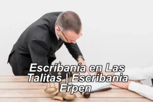 Escribanía en Las Talitas | Escribania Erpen ◀