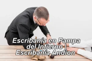 Escribanía en Pampa del Infierno | Escribanía Andion ◀