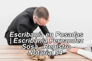 Escribanía en Posadas | Escribania Fernandez Sosa – Registro Notarial 54 ◀