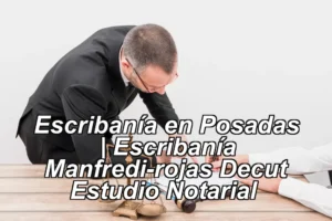 Escribanía en Posadas | Escribanía Manfredi-rojas Decut Estudio Notarial ◀