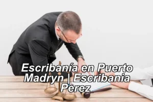 Escribanía en Puerto Madryn | Escribania Perez ◀