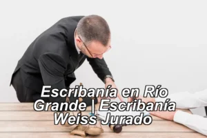 Escribanía en Río Grande | Escribanía Weiss Jurado ◀