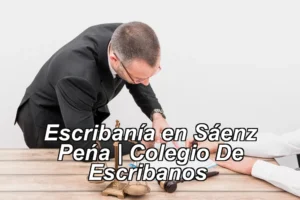 Escribanía en Sáenz Peña | Colegio De Escribanos ◀