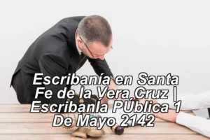 Escribanía en Santa Fe de la Vera Cruz | EscribanÍa PÚblica 1 De Mayo 2142 ◀